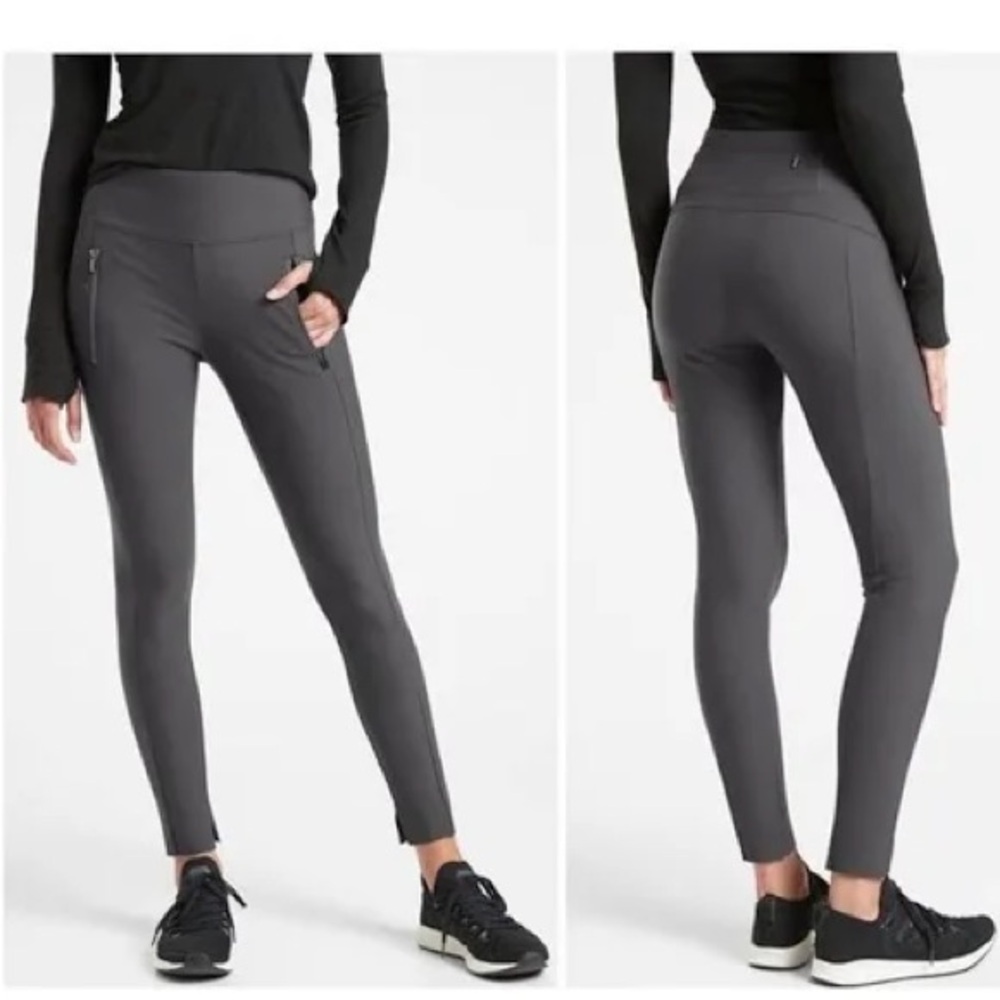 Athleta Stellar Tight Leggings in Gray - M